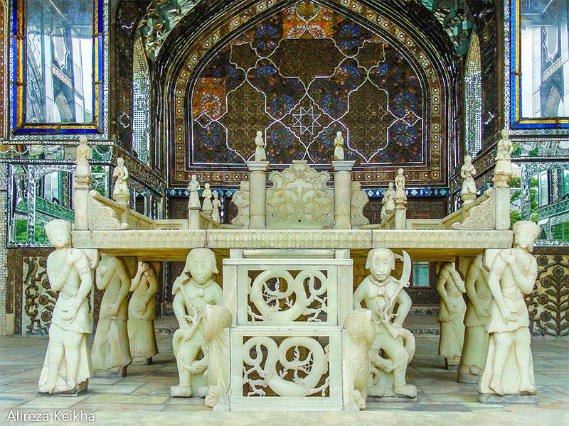 Golestan Palace Marble Bed Porch - HotelOneClick