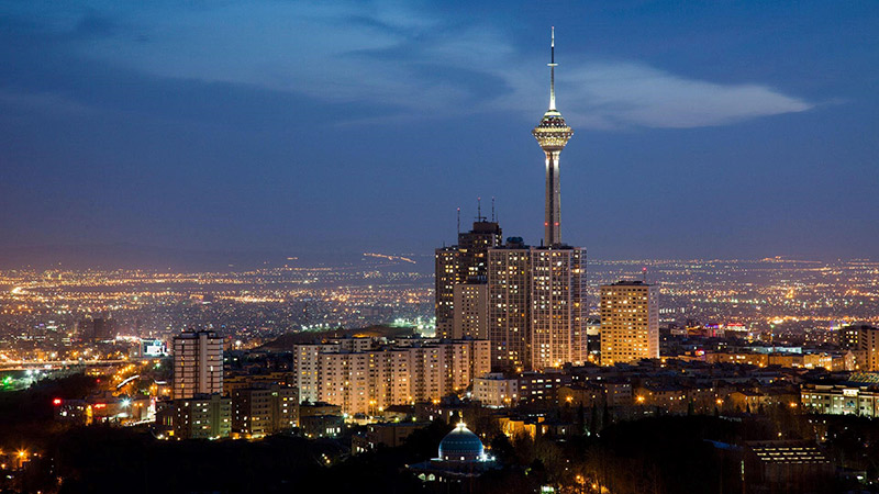 Milad Tower in midnight - HotelOneClick
