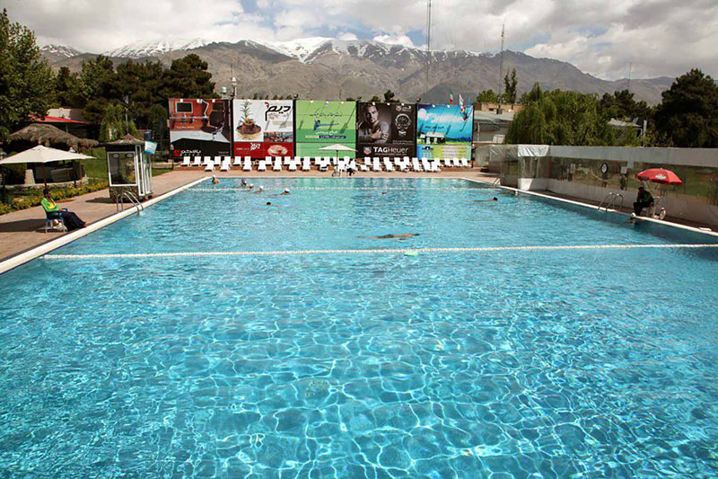 4 season swimming pool in Enghelab sport complex , one of the best sport complexes near to Parsian Azadi hotel in Tehran