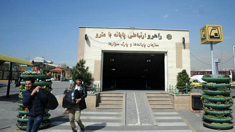 metro station in South Terminal tehran