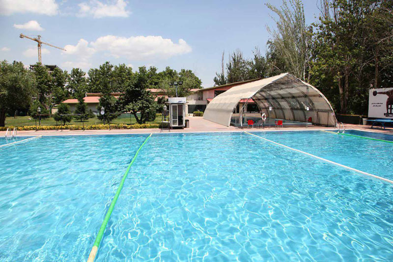 4 season swimming pool in Enghelab sport complex , one of the best sport complexes close to Parsian Azadi hotel in Tehran