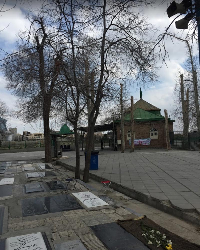 old cemetery and graves inside of Eynali and Zeynali Imamzadeh fields , one of the best religious site and mosques near  Parsian Azadi Hotel