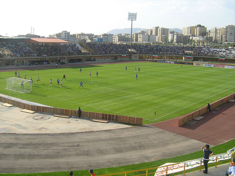 Enghelab complex football field  close to Espinas Palace hotel in Tehran - HotelOneClick