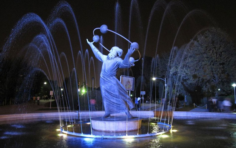 statue of abu reyhan biruni in Laleh Park Tehran - HotelOneClick