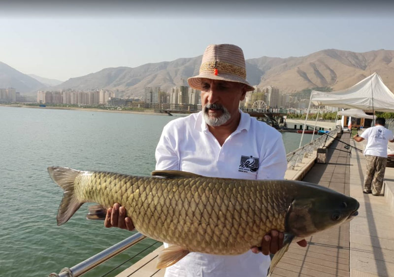 Fishing in Chitgar lake