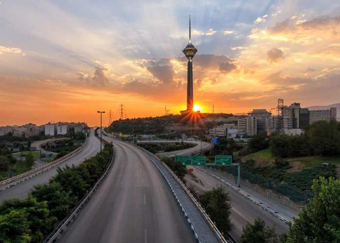 Milad Tower in sunset - HotelOneClick