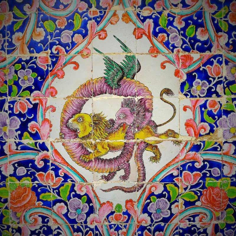 Tile Work in Golestan Palace