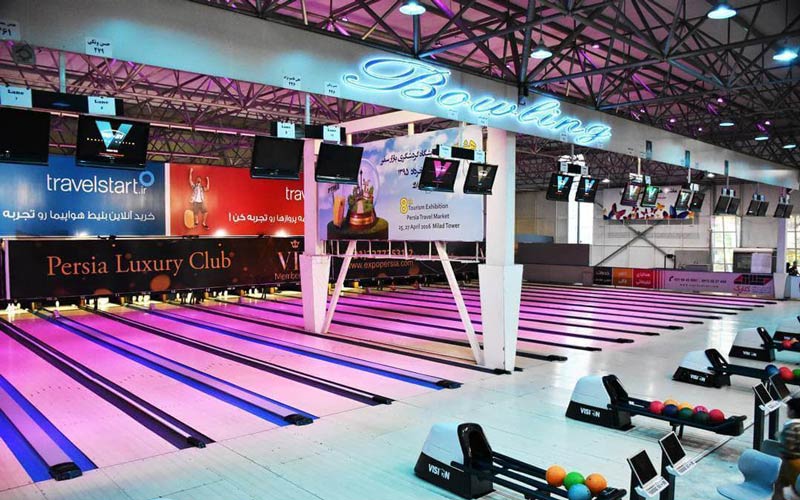 Enghelab  Bowling club , one of the best sport places near to Parsian Azadi hotel in Tehran
