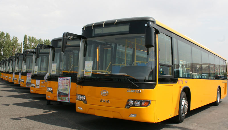 a bus terminal in Tehran