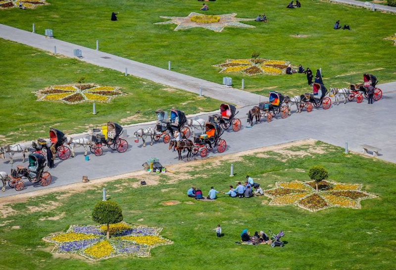 Riding a Carriage Naqsh-e Jahan Square