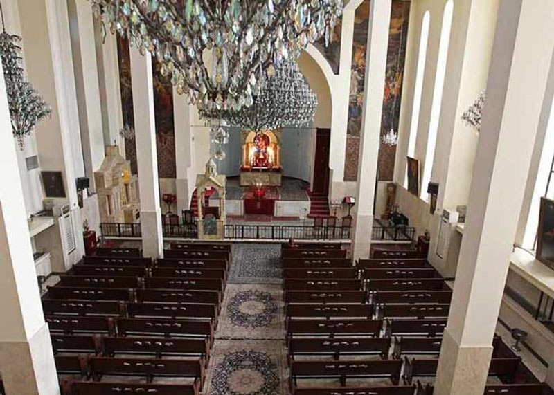 Nave space  in Tehran Saint Sarkis Cathedral