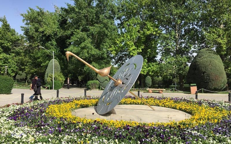 sundial of Laleh Park in  Tehran - HotelOneClick