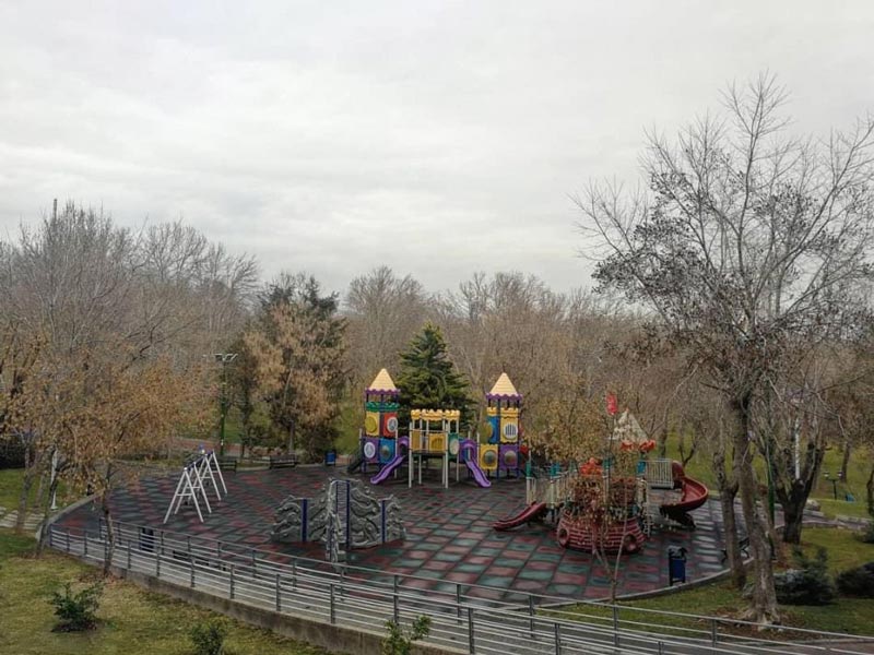 playgrounds for children at Mellat Park