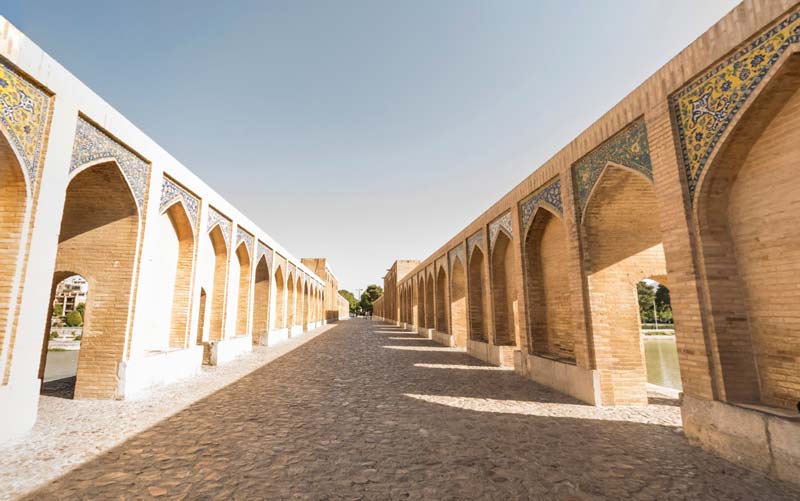 Khaju Bridge in isfahan