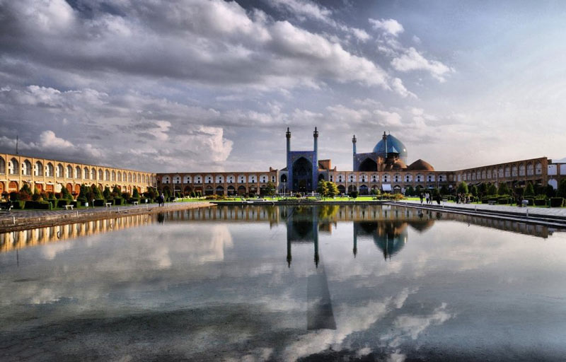 Beatiful Square at Heart of Iran's Isfahan