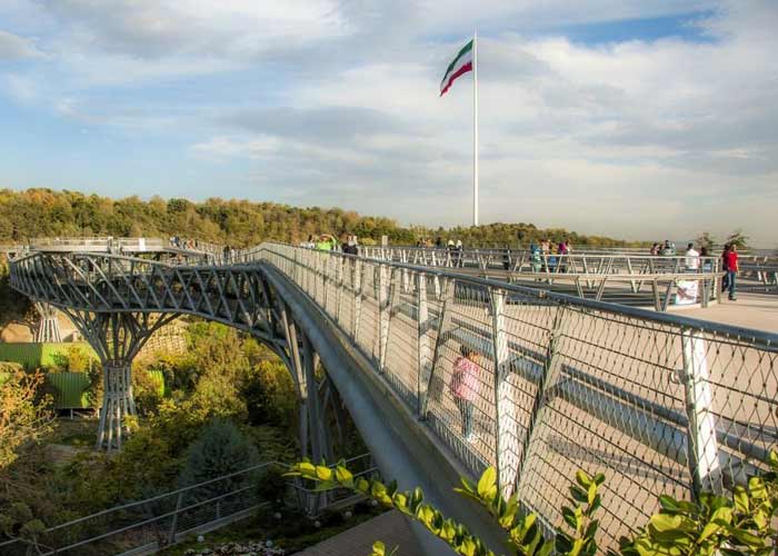 Nature bridge in Tehran spring  - HotelOneClick