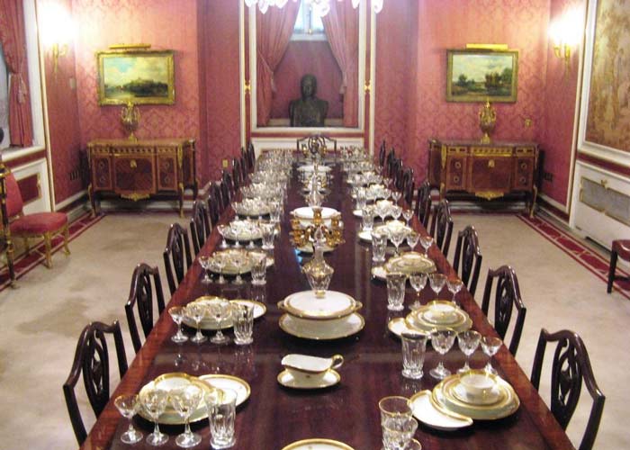  Dining room green palace tehran