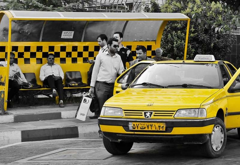 Intracity taxis in Tehran