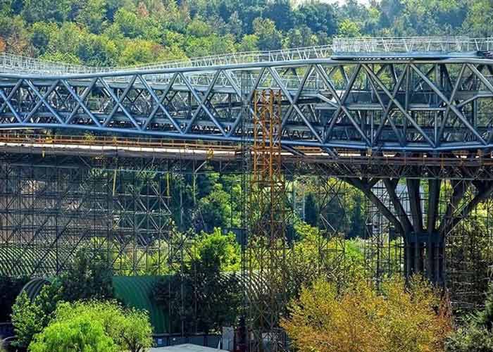 A picture from construction Nature Bridge in Tehran - HotelOneClick