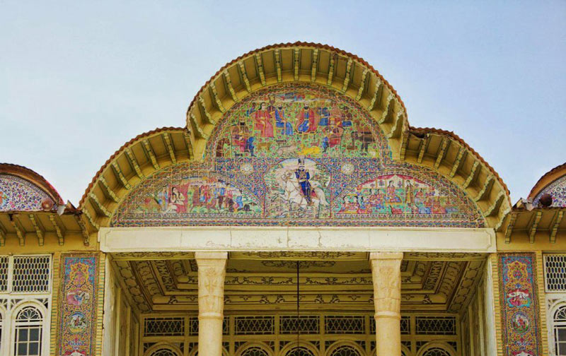 The large crescent of the Eram Garden’s Main Mansion