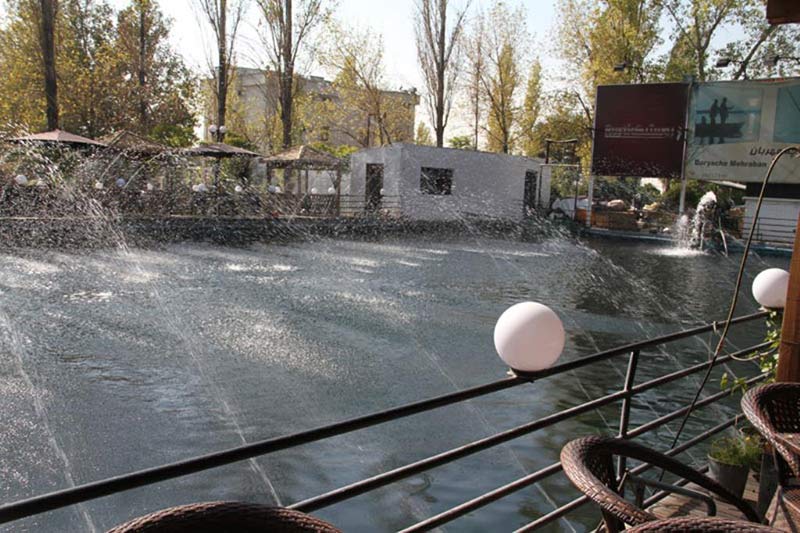 Enghelab complex Fishing pool  near to Espinas Palace hotel in Tehran - HotelOneClick