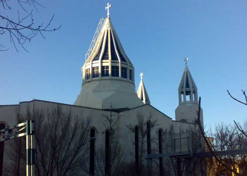 The dom in Saint Sarkis Cathedral