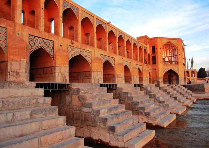 Stairs of Khaju Bridge