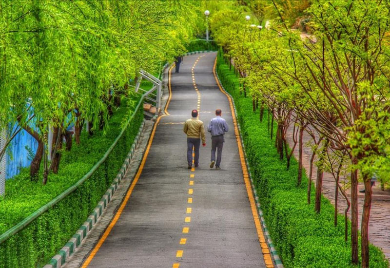 Walking and cycling paths Nahj al-Balagha Park   - HotelOneClick