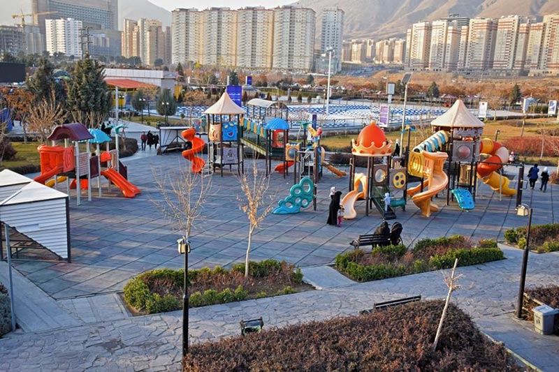 Children games ground in Chitgar Lake