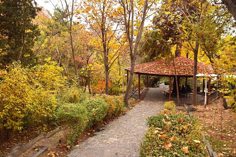 Jamshidieh Park one of the attractions of Tehran
