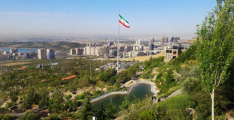 Waterfall Park in Tehran - HotelOneClick