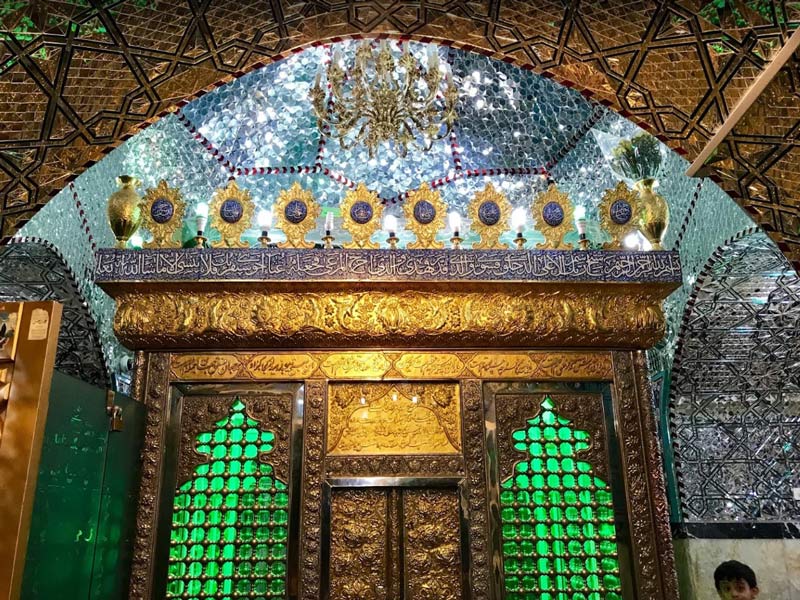 inside of Eynali and Zeynali Imamzadeh , one of the best religious site and mosques near  Parsian Azadi Hotel