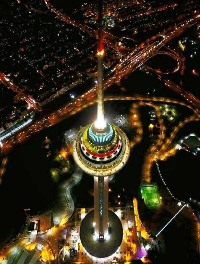 Milad Tower in night from over- HotelOneClick