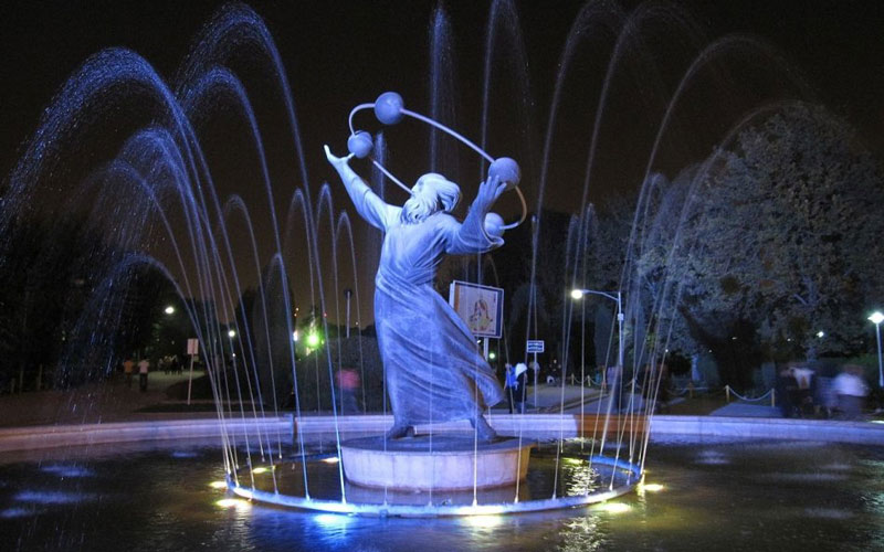 Abu Rayḥan Al-Biruni Statue in Laleh Park in Tehran  - HotelOneClick