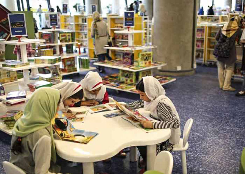 bookstore at Tehran Book Garden